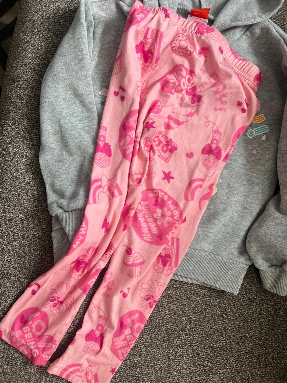 Nickelodeon Grey Hoodie & Pink Jogger Set